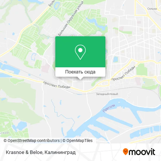Карта Krasnoe & Beloe