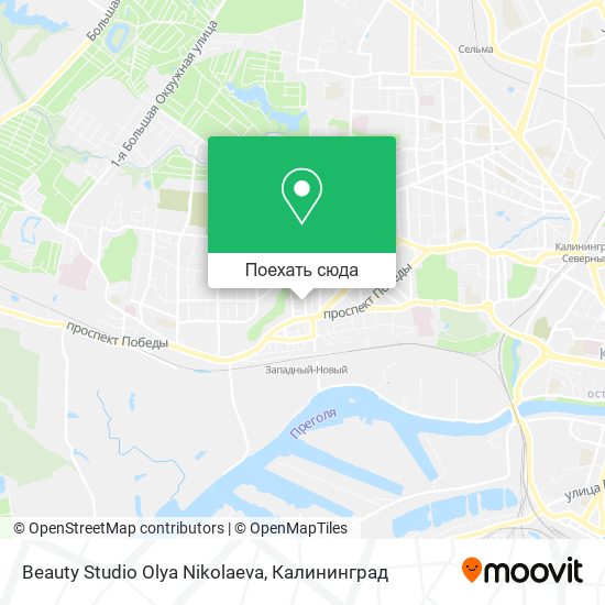 Карта Beauty Studio Olya Nikolaeva