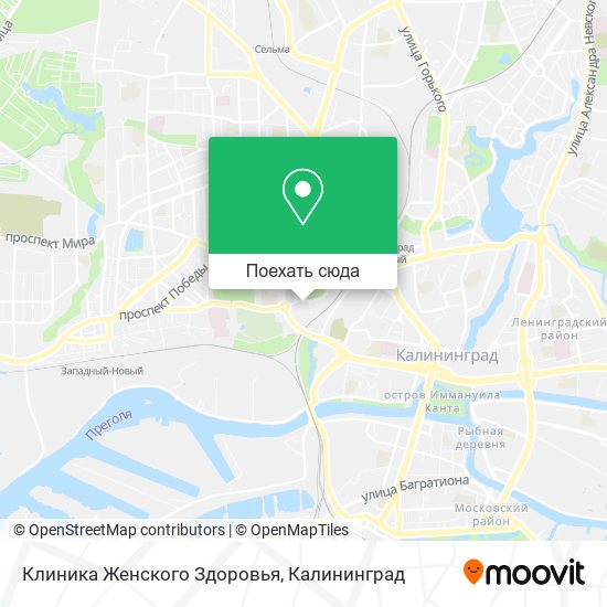 Карта Клиника Женского Здоровья