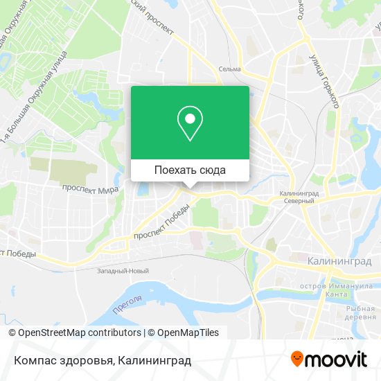 Карта Компас здоровья