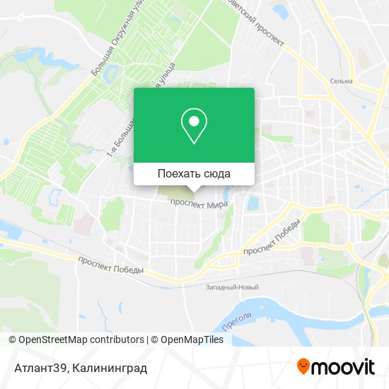 Карта Атлант39