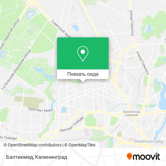Карта Балтикмед