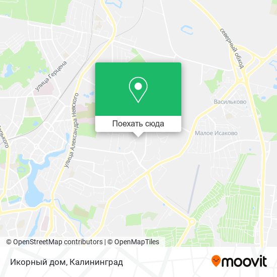 Карта Икорный дом