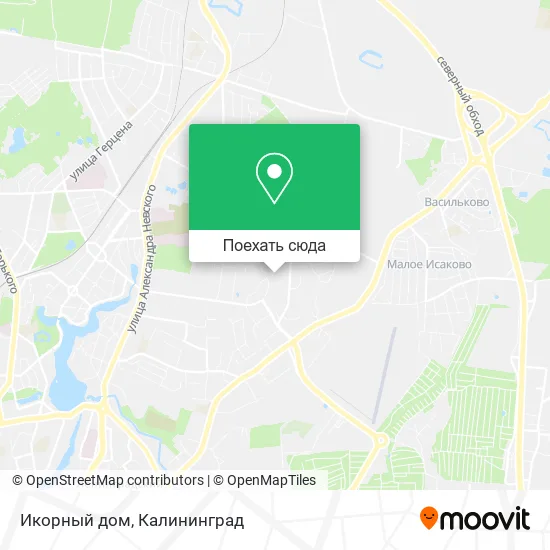 Карта Икорный дом