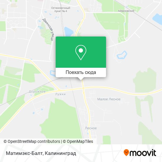 Карта Матимэкс-Балт