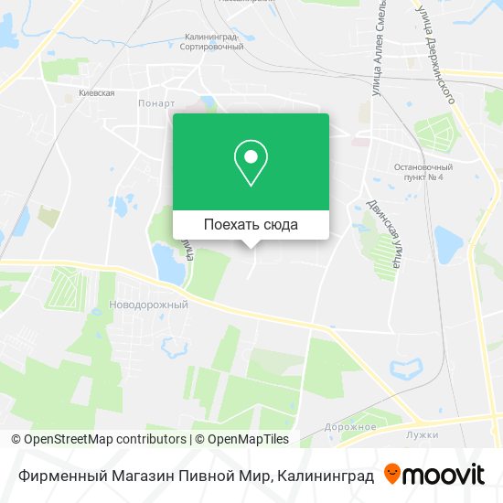 Карта Фирменный Магазин Пивной Мир