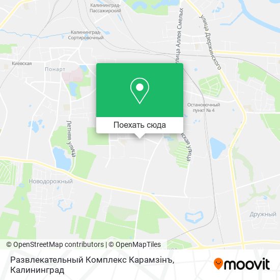 Карта Развлекательный Комплекс Карамзiнъ