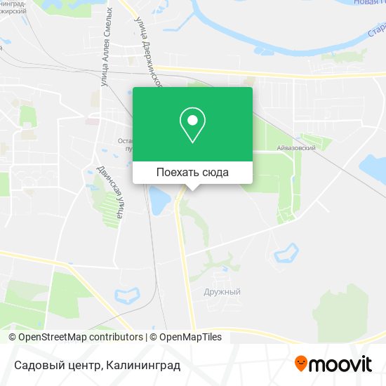 Карта Садовый центр