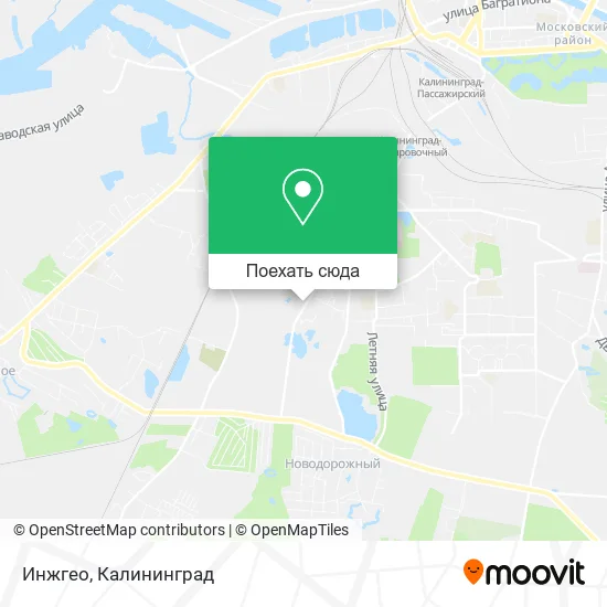 Карта Инжгео