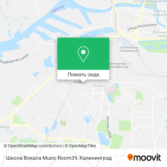 Карта Школа Вокала Music Room39