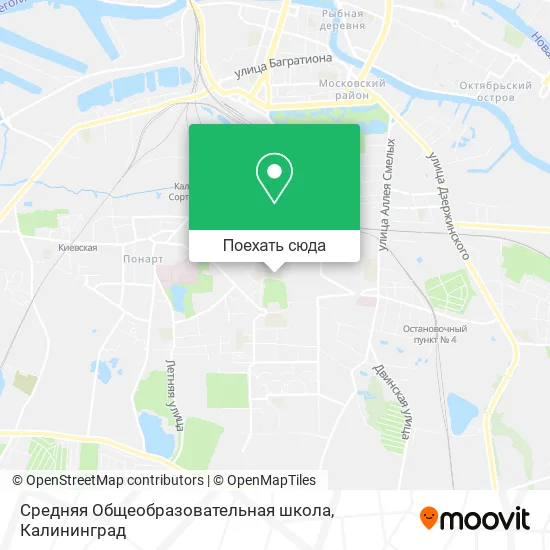 Карта Средняя Общеобразовательная школа