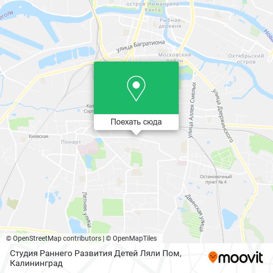 Карта Студия Раннего Развития Детей Ляли Пом