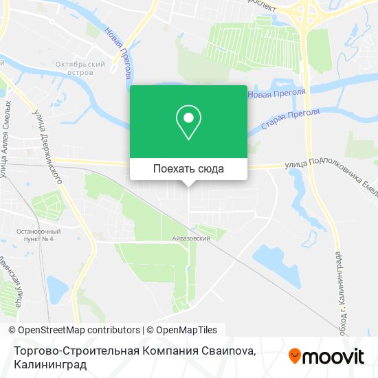 Карта Торгово-Строительная Компания Сваиnova