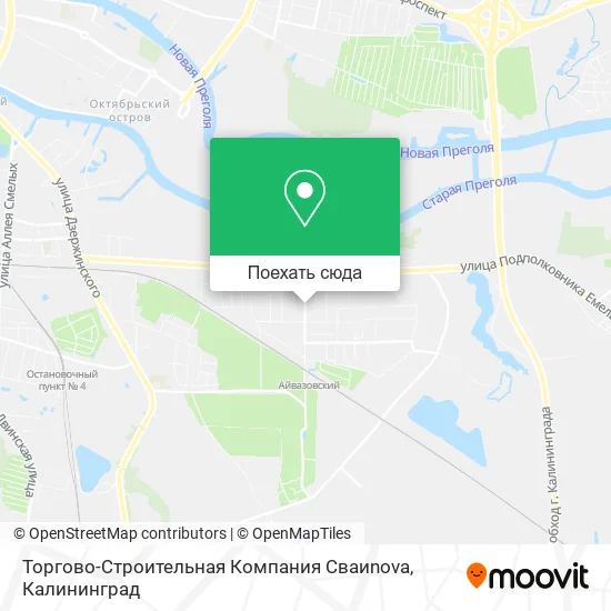 Карта Торгово-Строительная Компания Сваиnova