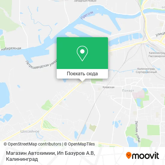 Карта Магазин Автохимии, Ип Базуров А.В