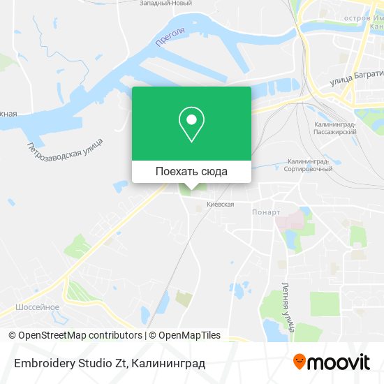 Карта Embroidery Studio Zt