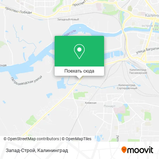 Карта Запад-Строй