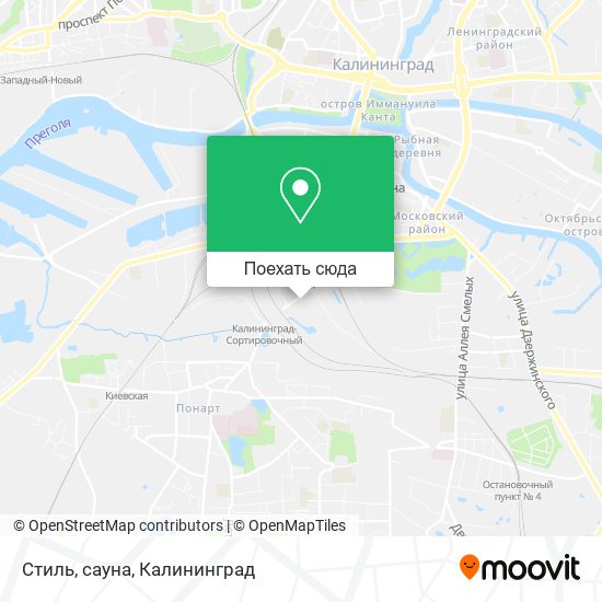 Карта Стиль, сауна