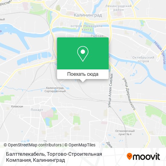 Карта Балттелекабель, Торгово-Строительная Компания
