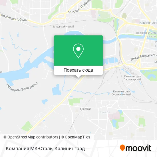 Карта Компания МК-Сталь