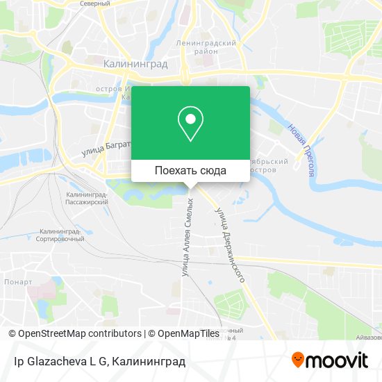Карта Ip Glazacheva L G