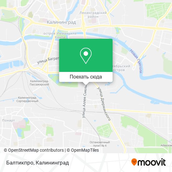 Карта Балтикпро