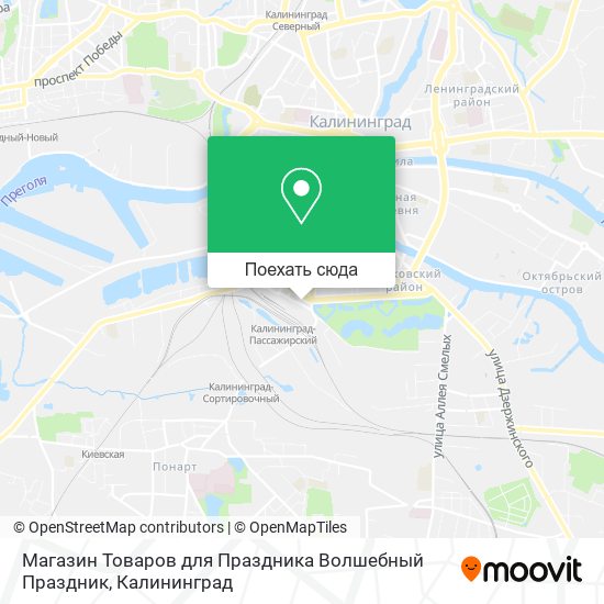 Карта Магазин Товаров для Праздника Волшебный Праздник