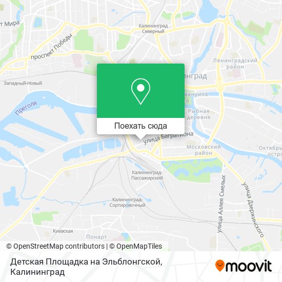 Карта Детская Площадка на Эльблонгской
