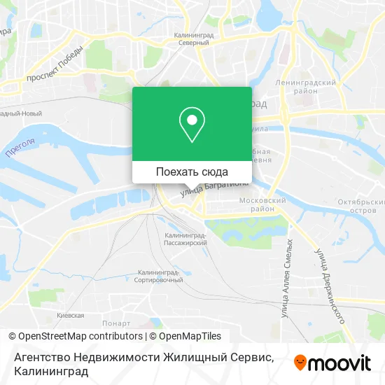 Карта Агентство Недвижимости Жилищный Сервис