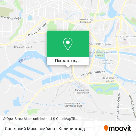 Карта Советский Мясокомбинат