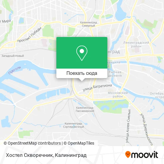 Карта Хостел Скворечник