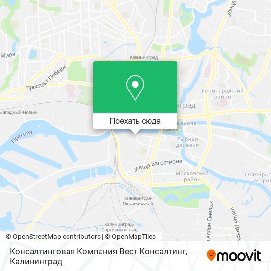 Карта Консалтинговая Компания Вест Консалтинг