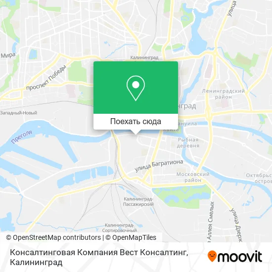 Карта Консалтинговая Компания Вест Консалтинг
