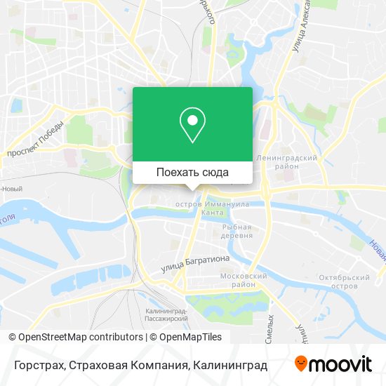 Карта Горстрах, Страховая Компания