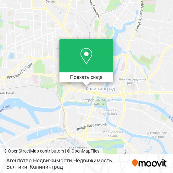 Карта Агентство Недвижимости Недвижимость Балтики