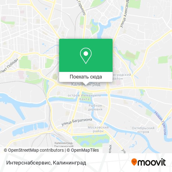 Карта Интерснабсервис