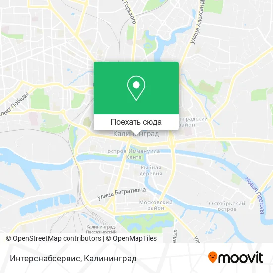 Карта Интерснабсервис