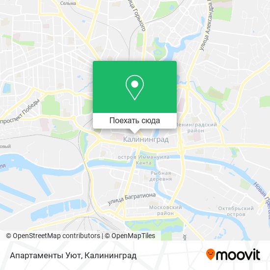 Карта Апартаменты Уют