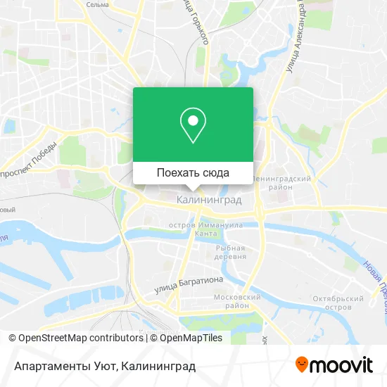 Карта Апартаменты Уют