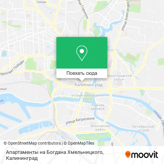 Карта Апартаменты на Богдана Хмельницкого