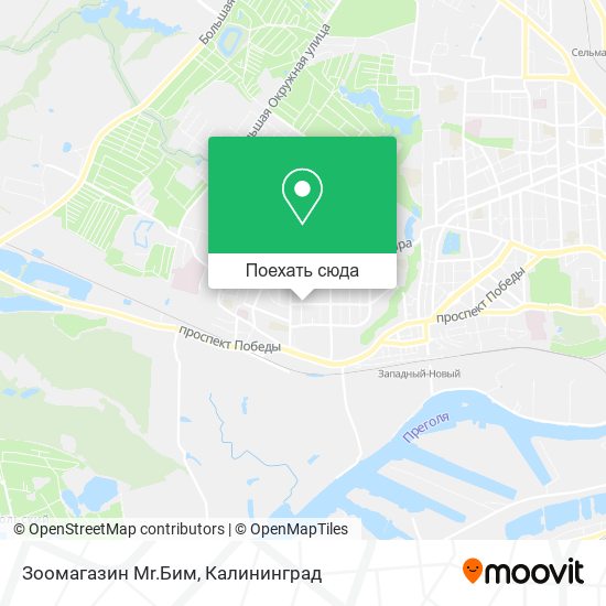 Карта Зоомагазин Mr.Бим