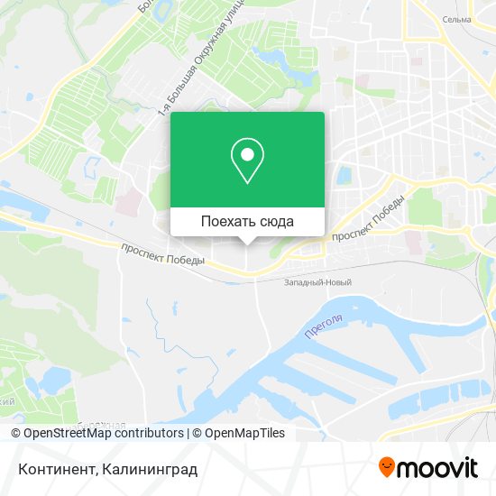 Карта Континент