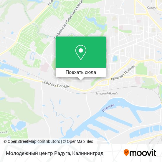 Карта Молодежный центр Радуга