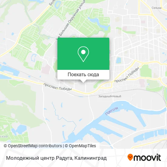 Карта Молодежный центр Радуга