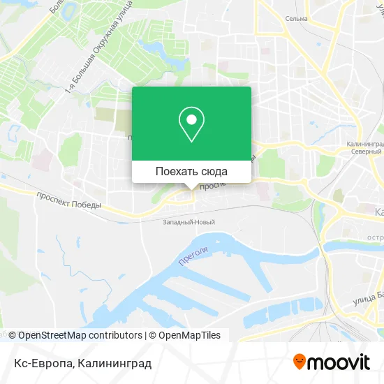 Карта Кс-Европа