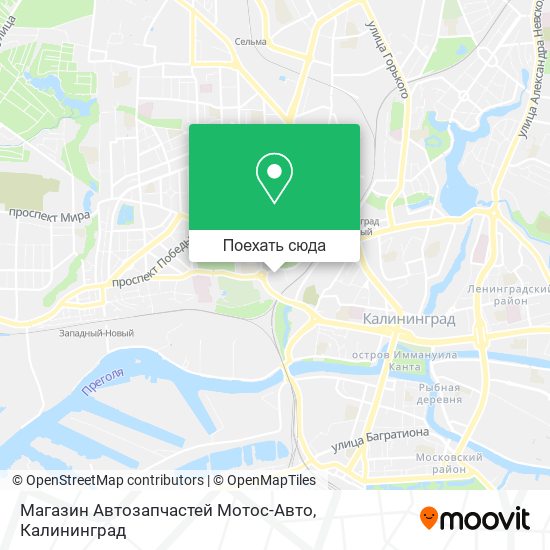 Карта Магазин Автозапчастей Мотос-Авто