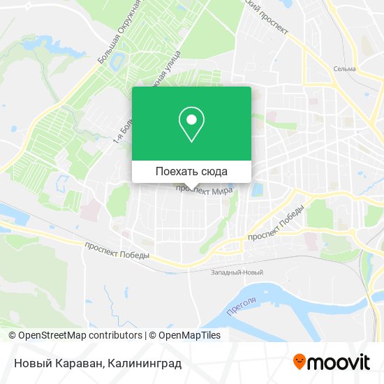 Карта Новый Караван