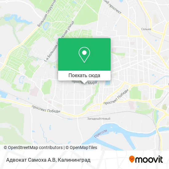 Карта Адвокат Самоха А.В