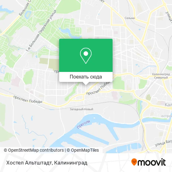 Карта Хостел Альтштадт