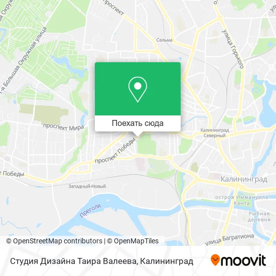 Карта Студия Дизайна Таира Валеева